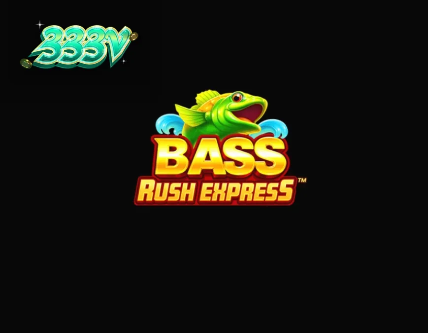 Tampilan visual slot Bass Rush Express dengan tema danau dan nelayan